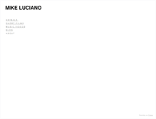 Tablet Screenshot of mikeluciano.com